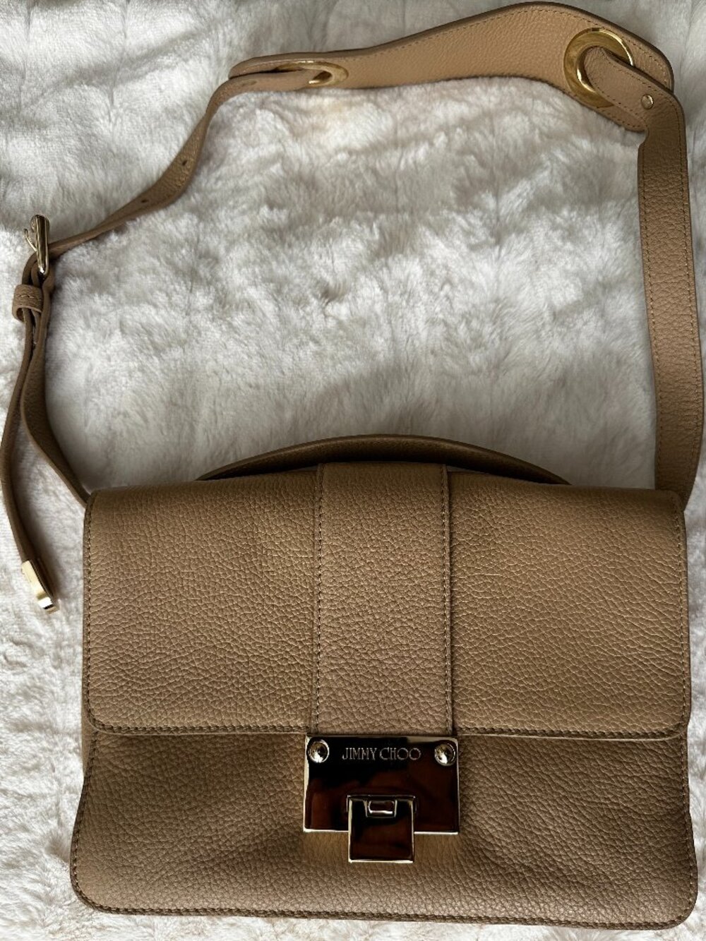 Jimmy Choo Rebel Leather Crossbody Bag